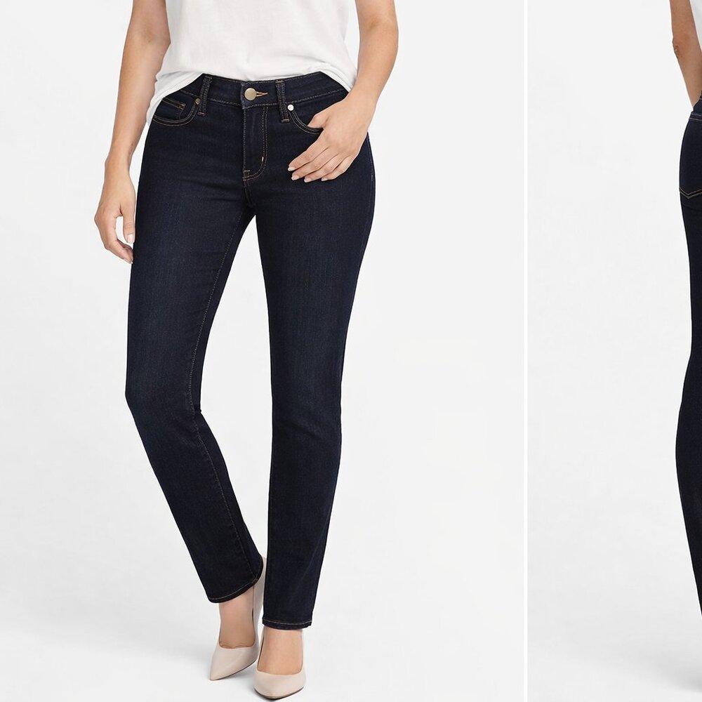Gap 1969 Always Skinny Jeans Dark Indigo Wash Size 24P Petite